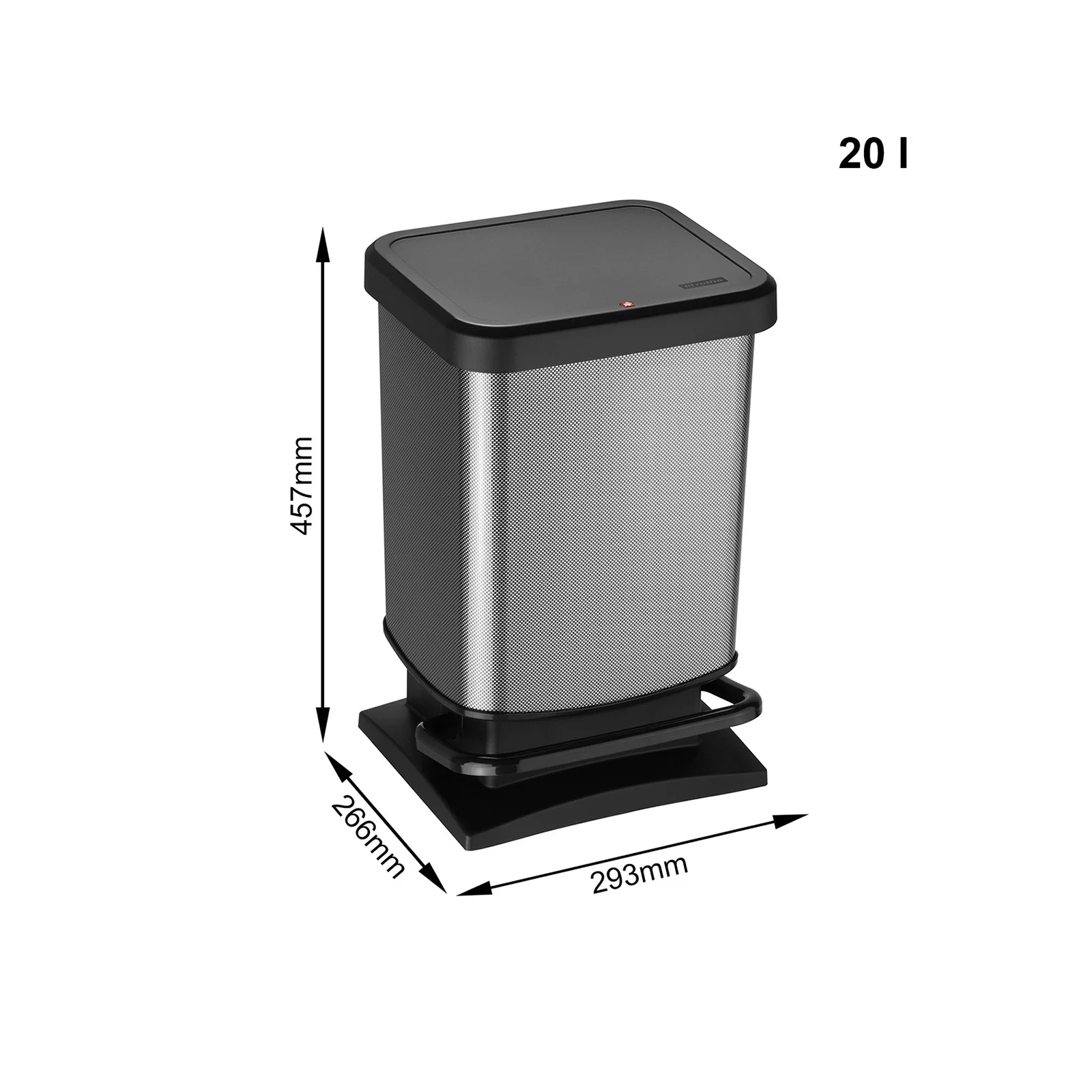 Zestaw 2 koszy pedałowych – 20 l i 40 l - Image 8