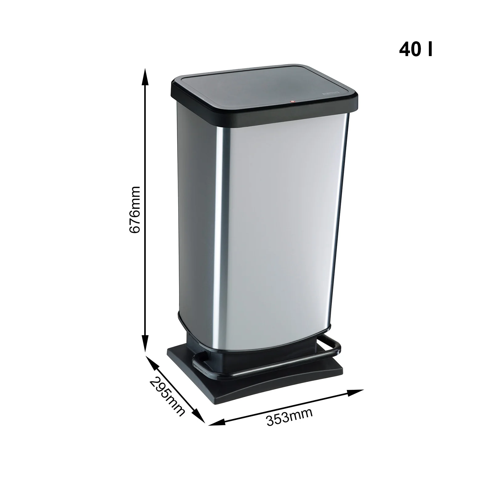 Zestaw 2 koszy pedałowych – 20 l i 40 l - Image 9