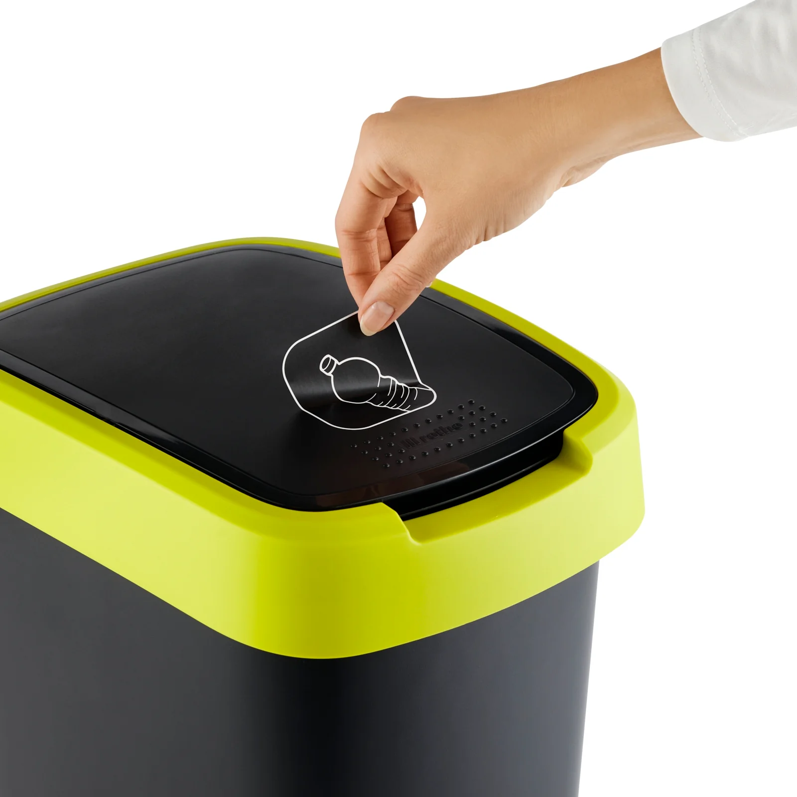 Kosz na śmieci Rotho TWIST 10 l z uchylną pokrywą - Image 10